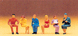 Spectators -- Seated Persons pkg(6)