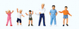 Recreation & Sports -- Children Playing Ball pkg(6)