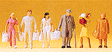 Pedestrians -- People Shopping pkg(6)