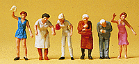 People Working -- Figures Standing At Window