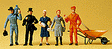 People Working -- Cleaning Crew Members