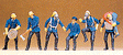 Firemen -- Set #7 pkg(6)