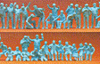 Assorted Unpainted Figures -- Truckers, Car Drivers & Passengers pkg(30)