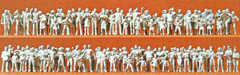 Unpainted Figure Set -- Passers-by/Spectators