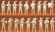 Working People -- Bavarian Band - Unpainted pkg(18)