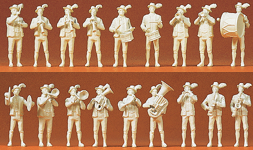 Working People -- Bavarian Band - Unpainted pkg(18)