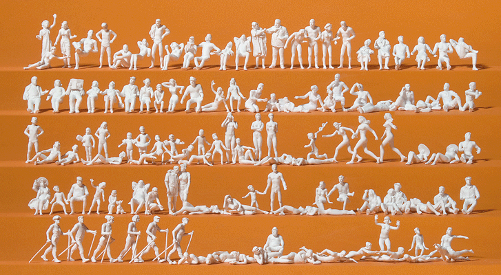 Leisure Time at the Lake -- Unpainted pkg(120)