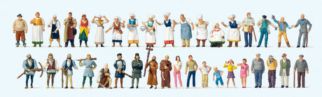 Medieval Festival Unpainted Figure Set -- pkg(125)-2