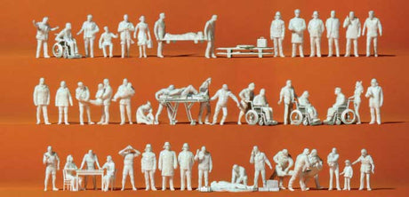Emergency Workers and Patients -- Unpainted pkg(52)