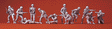Military - Modern US Army - Unpainted Figures -- Infantry pkg(12)