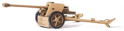 Former German Army WWII Artillery PAK 40 7.5cm Anti-Tank Gun -- Gun Only (Gun Crew #590-16539, sold separately)