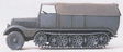 Former German Army WWII SdKfz 11 Series Medium Half-Track (Plastic Kit) -- With Raised Canvas Cover