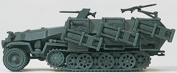 Former German Army WWII - SdKfz 251-Series Half-Tracks -- 251/1 Model C "Stuka on Foot" Rocket Launcher