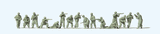 1939-1945 German Reich Paratroopers in Combat -- Unpainted pkg(16)-1