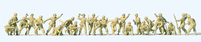 1941-1943 German Africa Corps in Combat -- Unpainted pkg(24)-1