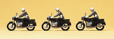 Military - Modern German Army (BW) - Figures -- Military Police on Motorcycles pkg(3)