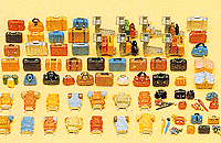 Luggage Assortment 90 Pieces