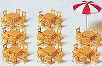 8 Tables & 48 Chairs -- Includes Umbrella