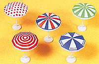 Garden Umbrellas -- Multi-Colored
