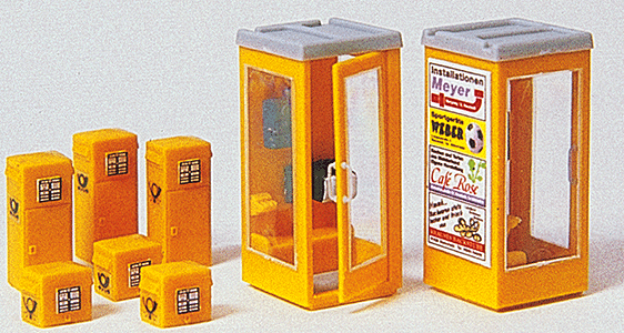 German Mail Boxes, Telephone Booths - Kit