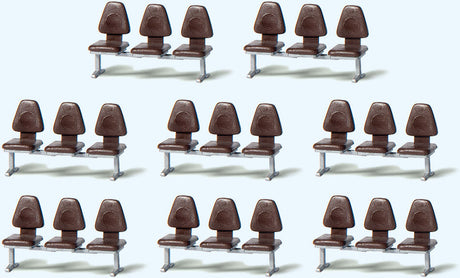 Modern Modular Seating -- 3-Seat Units pkg(8)