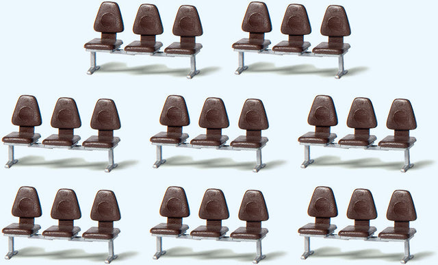 Modern Modular Seating -- 3-Seat Units pkg(8)