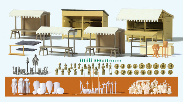Medieval Festival Concession Stands & Detail Set-1