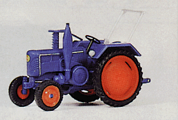 Farm Machinery Tractor Lanz -- D2416 w/Sickle Bar Mower (blue)