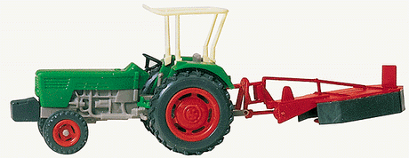 Farm Machinery - Tractors - Deutz -- D 6206 w/Mower