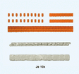 Parapet Weathering Tiles -- For Quarrystone Walls #590-18217 (sold separately)