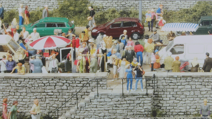 Cut Stone Walls, Stairs & Sidewalk -- Kit