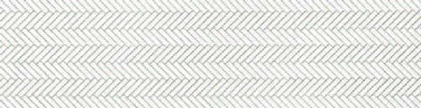 Herringbone Strip Parquet Flooring or Wall -- White 3-3/4 x 3-3/4"  9.5 x 9.5cm pkg(3)