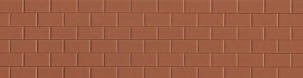 Long Rectangular Tile Flooring or Wall -- Terracotta 3-3/4 x 3-3/4"  9.5 x 9.5cm pkg(3)