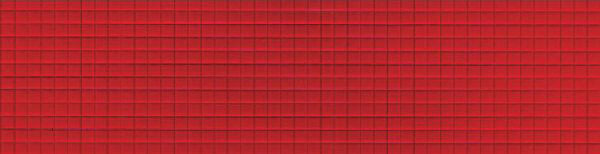 Small Square Tile Wall -- Red 3-3/4 x 3-3/4"  9.5 x 9.5cm pkg(3)