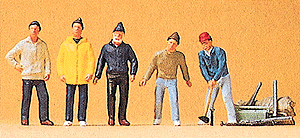 Circus Workers pkg(5) -- Roustabouts with Tools