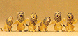 Animals -- Performing Lions - Seated pkg(3)