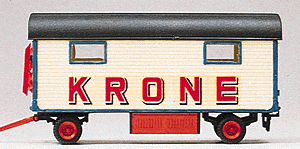 Modern Circus Wagon - Assembled -- Baggage w/Side Windows - Krone