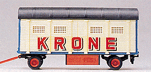 Modern Circus Wagon - Assembled -- Closed Side Cage - Krone