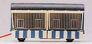 Modern Circus Wagon - Assembled -- Open Side Cage - Krone