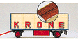 Modern Circus Wagon - Assembled -- Open Top Equipment/Canvas - Krone
