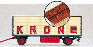 Modern Circus Wagon - Assembled -- Open Top Equipment/Canvas - Krone