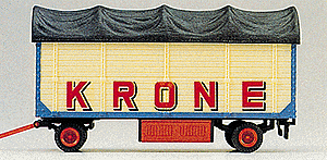 Modern Circus Wagon - Assembled -- Equipment - Covered