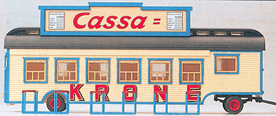 Modern Circus Wagon - Assembled -- Ticket Wagon - Krone