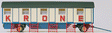 Modern Circus Wagon - Assembled -- 5-Compartment Personnel Trailer - Krone