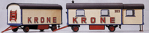 Krone Circus Trailers -- Equipment Trailer & Extending Trailer