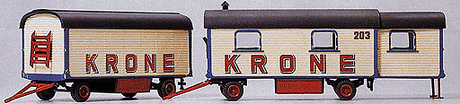 Krone Circus Trailers -- Equipment Trailer & Extending Trailer