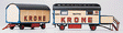 Krone Circus Trailers -- Equipment Trailer & Restroom Trailer