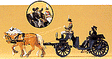 Figures In Horse-Drawn Carriage