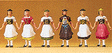 Recreation & Sports -- Bavarian Group In Costume