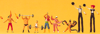 Circus Figures -- Sideshow Performers pkg(8)